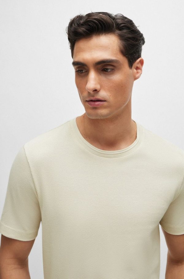 Camiseta Em Algodão Com Padrão Jacquard - Image 3