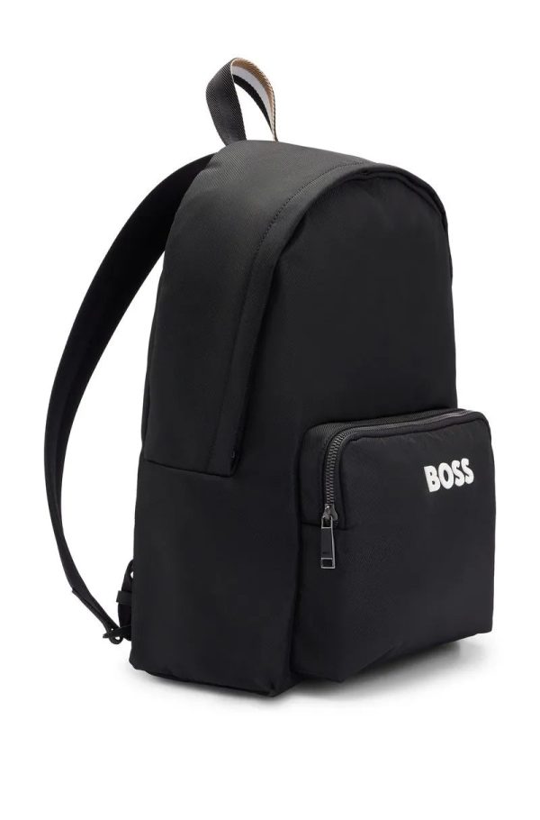 Mochila Estruturada Com Forro E Logo Em Contraste