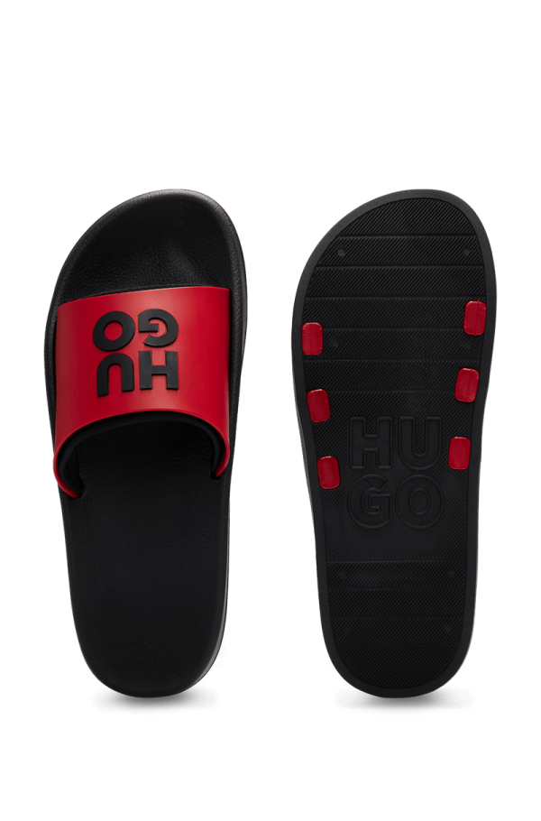 Chinelos Com Tiras Marcadas Com Logo - Image 4