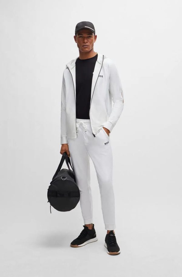 Calça De Moletom Com Fita Contrastante E Marca - Image 7