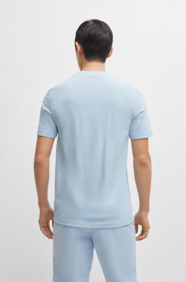 Camiseta Em Algodão Com Jacquard De Bolhas - Image 5