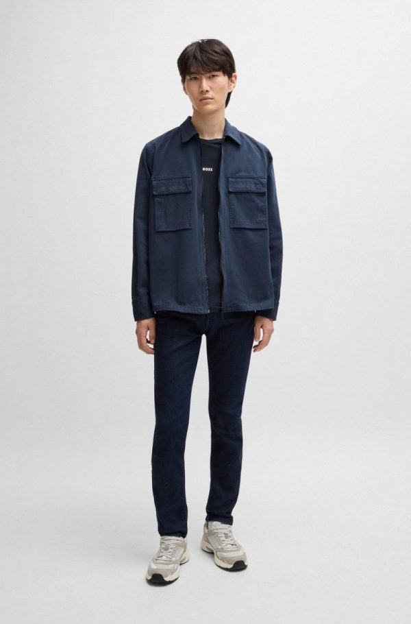 Camisa Oversized Em Sarja De Algodão - Image 2