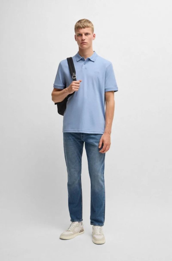 Polo Em Algodão Interlock Com Estampa De Logo - Image 4