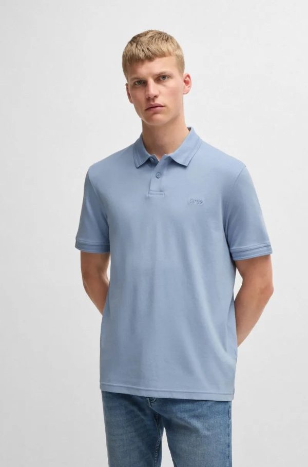 Polo Em Algodão Interlock Com Estampa De Logo - Image 2