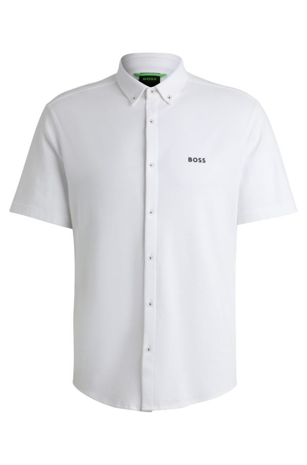 Camisa Regular Em Algodão Resistente Aos Vincos - Image 6