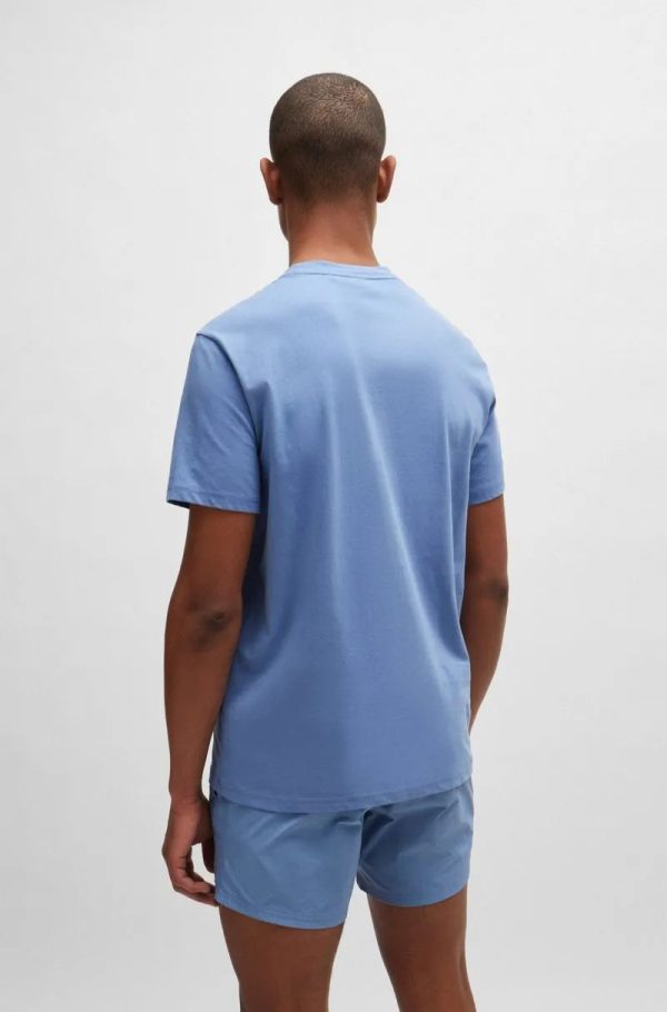 Camiseta De Algodão Com Corte Regular E Estampa De Logo - Image 3