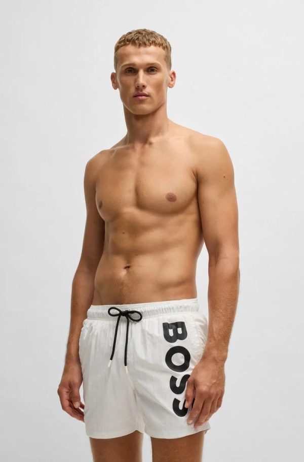 Shorts De Banho Forrados Com Logo Estampado - Image 2