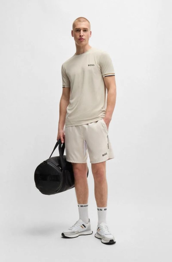 Shorts De Tênis Boss X Matteo Berrettini Com Stretch - Image 5