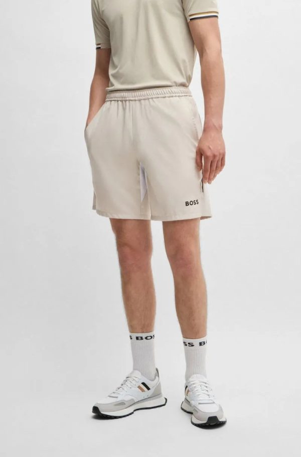 Shorts De Tênis Boss X Matteo Berrettini Com Stretch - Image 3