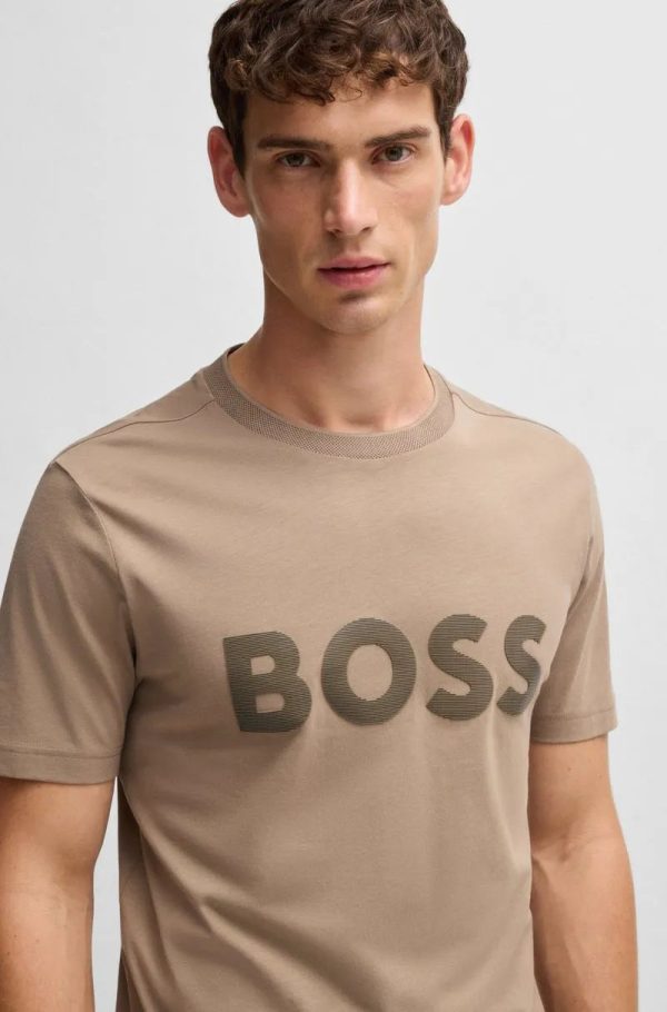 Camiseta De Algodão Com Logo Espelhado - Image 3