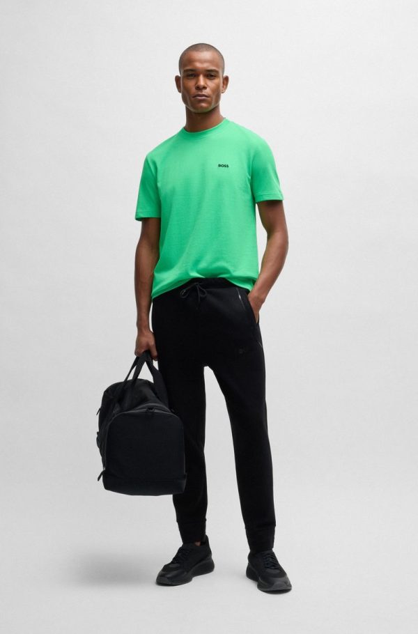 Camiseta De Algodão Piqué Com Colarinho Oxford-Jacquard - Image 2