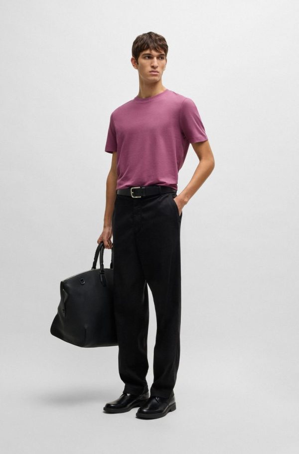 Camiseta Em Algodão Com Padrão Jacquard De Bolhas - Image 2