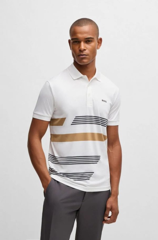 Polo Paddy De Jersey Elástico Com Riscas - Image 2