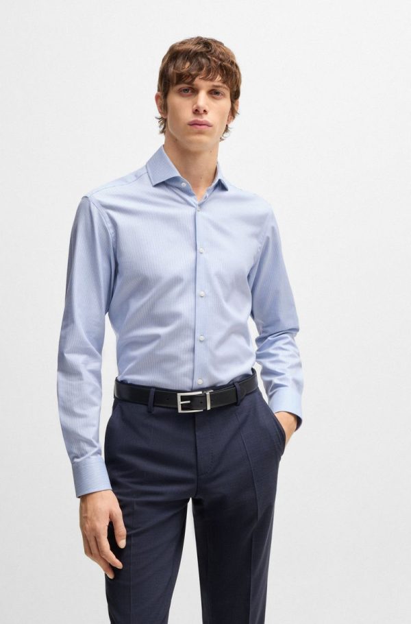 Camisa Regular De Algodão Estruturado - Image 4