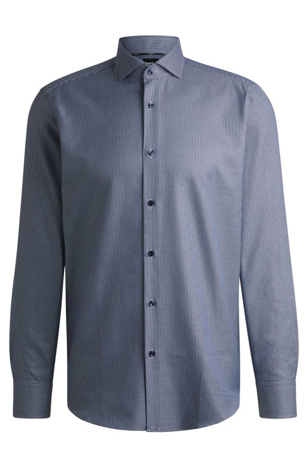 Camisa Regular Fit Em Algodão Estruturado - Image 6