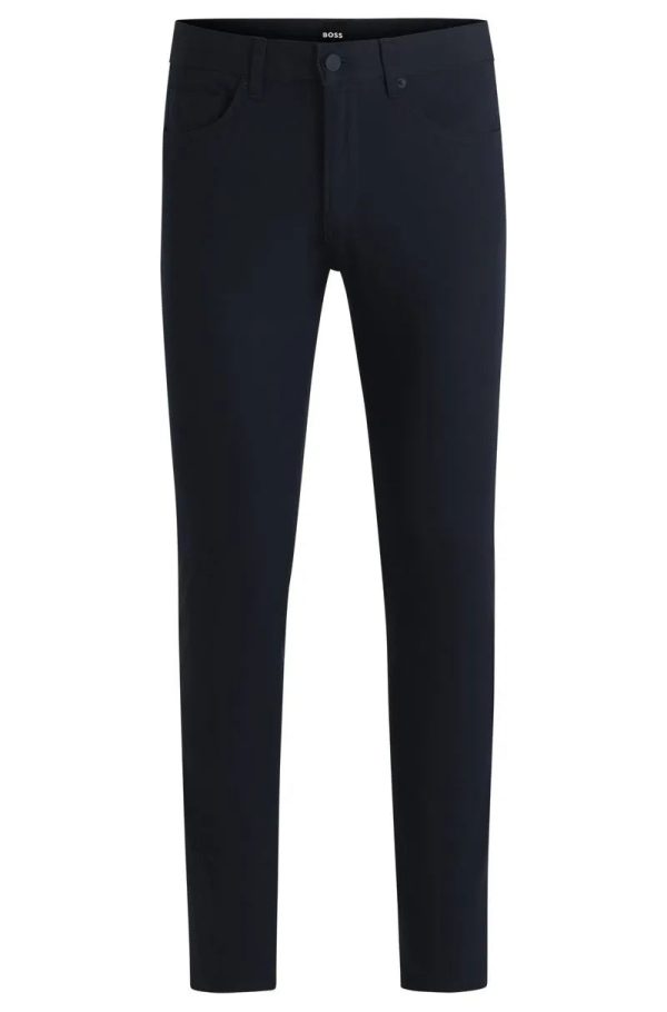 Calças Delaware Slim-Fit Em Tecido Stretch De Performance - Image 2