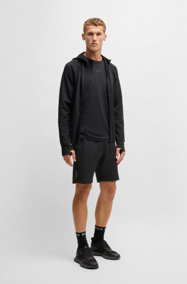 Shorts Com Elasticidade Ativa E Detalhes Refletores - Image 3