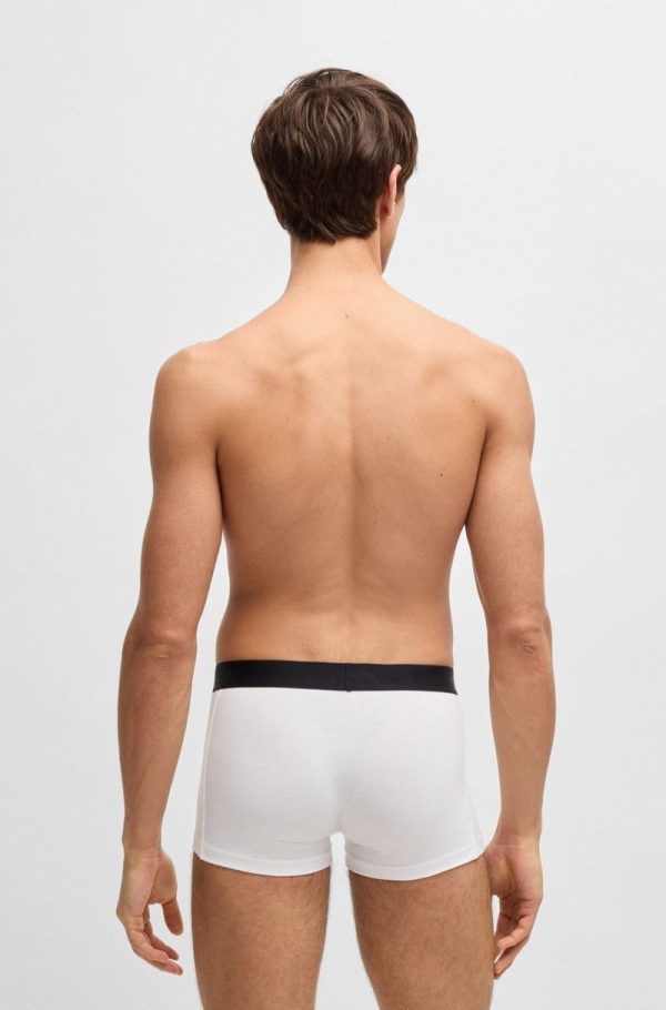 Pack Com Três Cuecas Boxer De Algodão Stretch Com Cós De Logo - Image 4